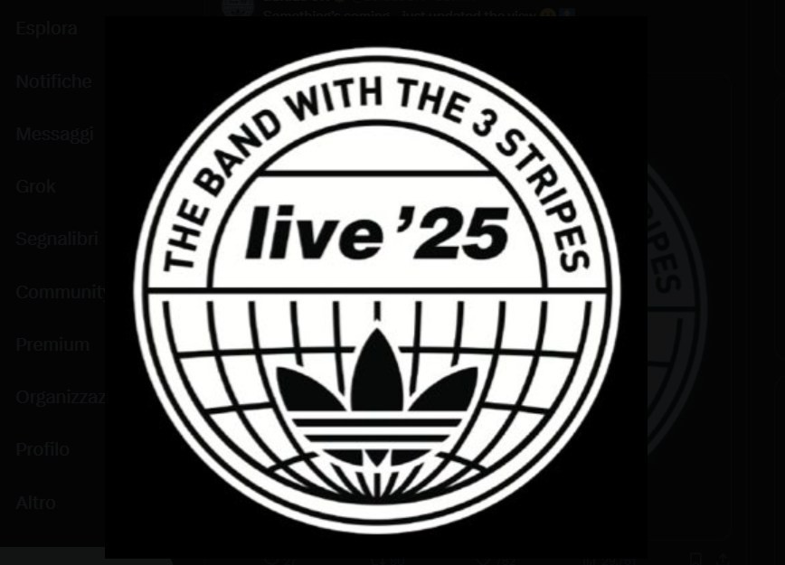 Adidas - Un grande annuncio stasera alle 21.00