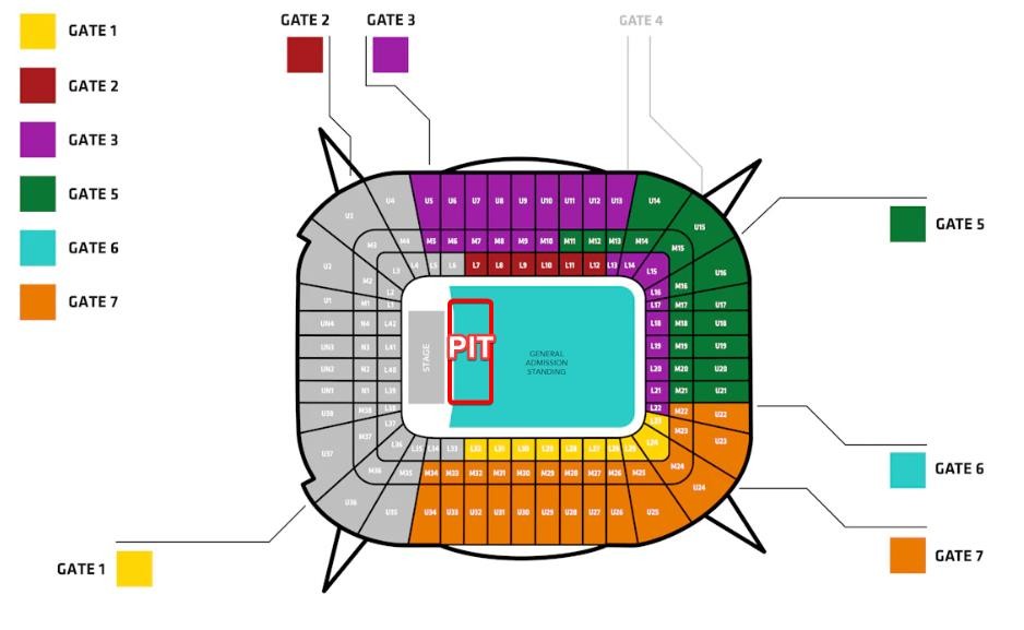 A Cardiff c'è il PIT - confermato da Ticketmaster UK