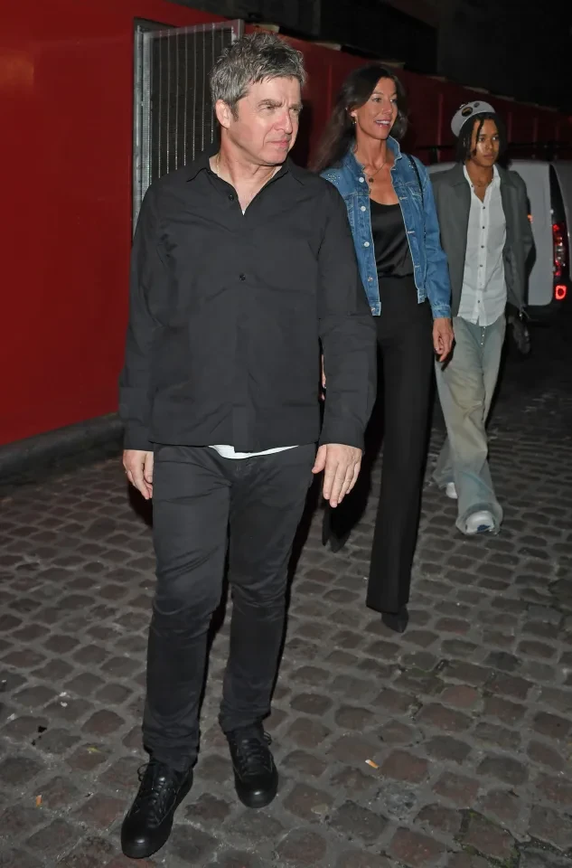 Noel Gallagher serata a Londra con Sally Mash e Kate Moss