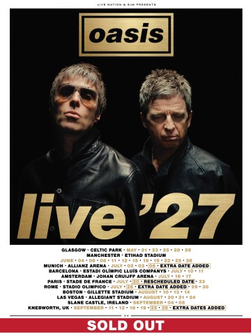 Gli Oasis e Live Nation minacciano di annullare i biglietti trovati su piattaforme secondarie dopo il tutto esaurito del tour del 2027.